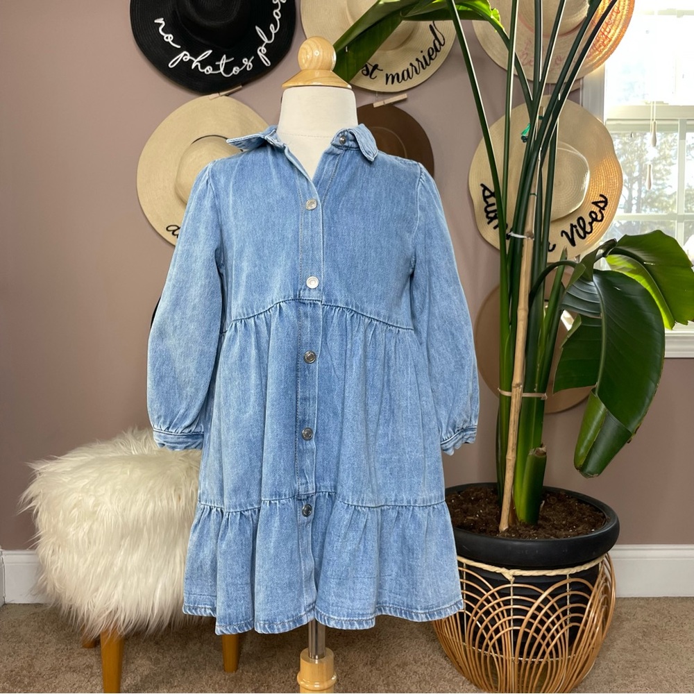 Zara girl chambray dress | NWT |